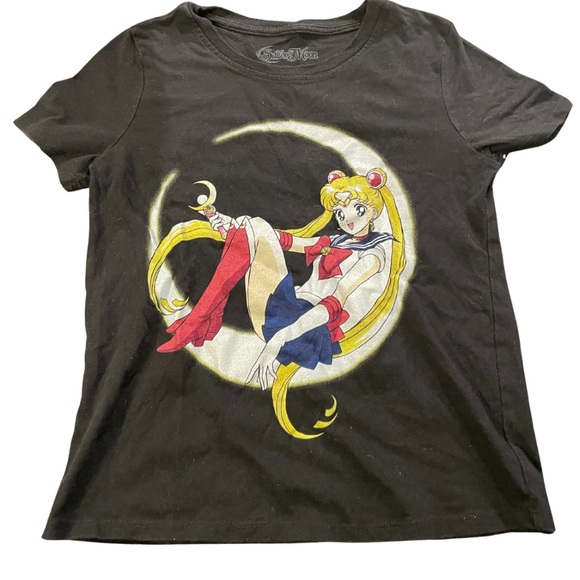 Sailor Moon Tops - Retro Sailor Moon baby tee